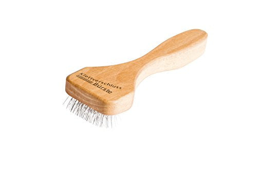 Redecker Wire Velcro Brush with Oiled Beechwood Handle, 5-7/8-Inches