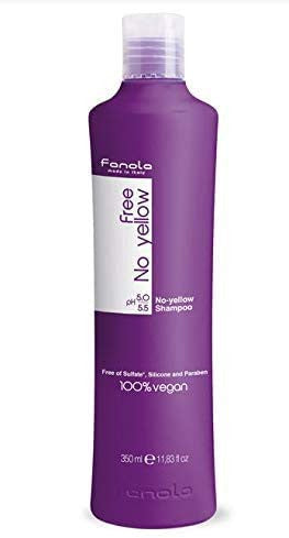 Fanola Free No Yellow Vegan Shampoo, 350 ml