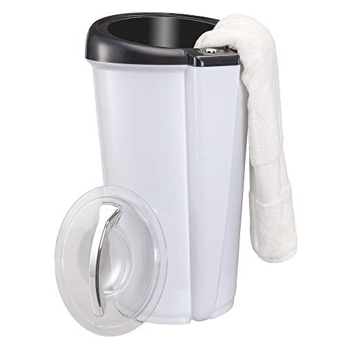 Ivation 毛巾加热器 | 大桶式豪华加热器，带可锁盖子 | 可容纳两条 40 英寸 x 70 英寸超大浴巾