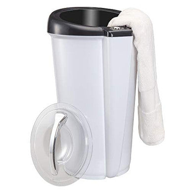 Ivation 毛巾加热器 | 大桶式豪华加热器，带可锁盖子 | 可容纳两条 40 英寸 x 70 英寸超大浴巾