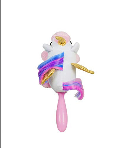 Wet Brush Plush Kid's Detangler (Pegasus Unicorn) with Soft IntelliFlex Bristles for All Hair Types, Multicolor