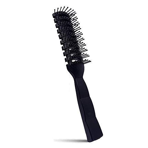 Hair Brush, Vent Brush For Women & Men, Vented Hairbrush for Blow Drying, Wet or Dry With Ball Tipped Bristles, For Short Straight Hair Perfect For Travel (Space Brush)