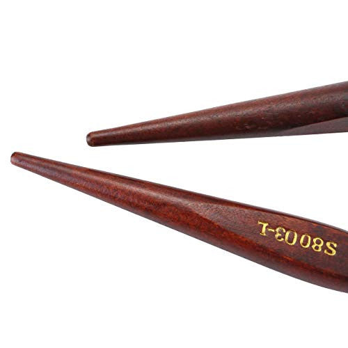 CCbeauty Teasing Brosse à cheveux en poils de sanglier pour femme Queue en bois Crêpage Brosses Teaser Lissage et coiffage Peigne à cheveux fins 2 pièces