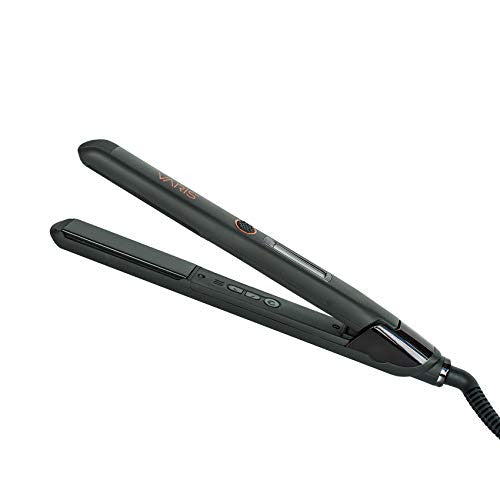 VARIS Creative Energy Smoother, 1 Inch Professional Ceramic Flat Iron, Digital Temperature Control