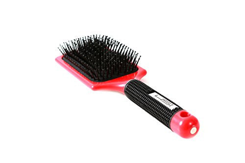 HSI Professional Velvet Touch Paddle Soft Brush for Wet and Dry Hair with Super Soft Flexible Ionic Bristles