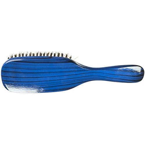 Wave Brush for Men 360 Wave Wolfing,Medium/Hard Black Hair Brush