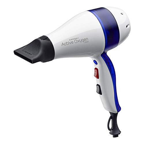 GAMMA+ Active Oxygen 2000 Hair Dryer, White