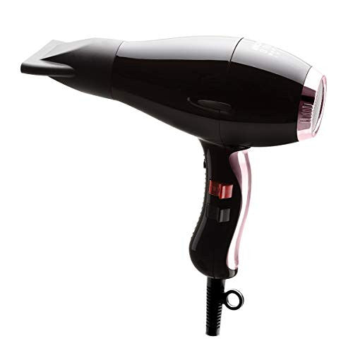 Elchim 3900 Healthy Ionic Ceramic Hair Dryer, Black/Rose Gold