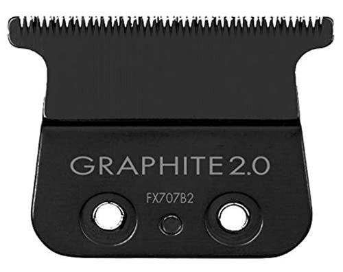 BaBylissPRO Barberology Deep Tooth Graphite Replacement Blade for Outlining Hair Trimmers (FX707B2), Black