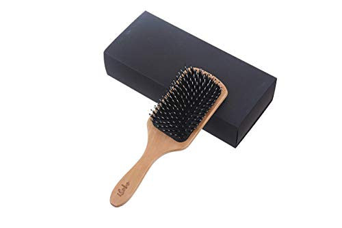 iSobo Wooden hairbrush with boar bristles