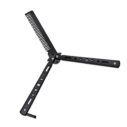 Nobio Sport Indoor Outdoor Use Stainless Steel Practice Training Butterfly Comb Hair Styling Tools Accessory