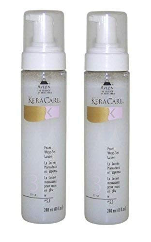 Avlon Keracare Foam Wrap-Set Lotion, 8 oz (Set of 2)