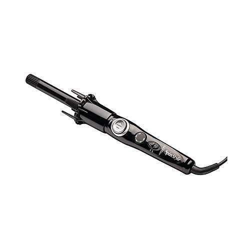 SalonTech Spinstyle PRO Automatic Rotating Curling Iron ¾ inch - Ceramic Ionic Bi-Directional Spinning Iron with Barrel That Heats to 450F in 60 Seconds - Style Ringlets, Beach Waves, Loose Curls