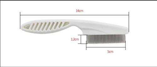 2 Pcs/Set Metal Nit Head Hair Comb Fine Toothed High Density Comb,Double Sided Nit Fine Tooth Combs, for Kids Pet Tools