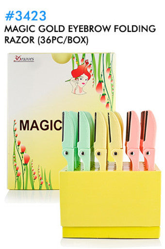 MGC-3423 Eyebrow Folding Razor (36pc/box)
