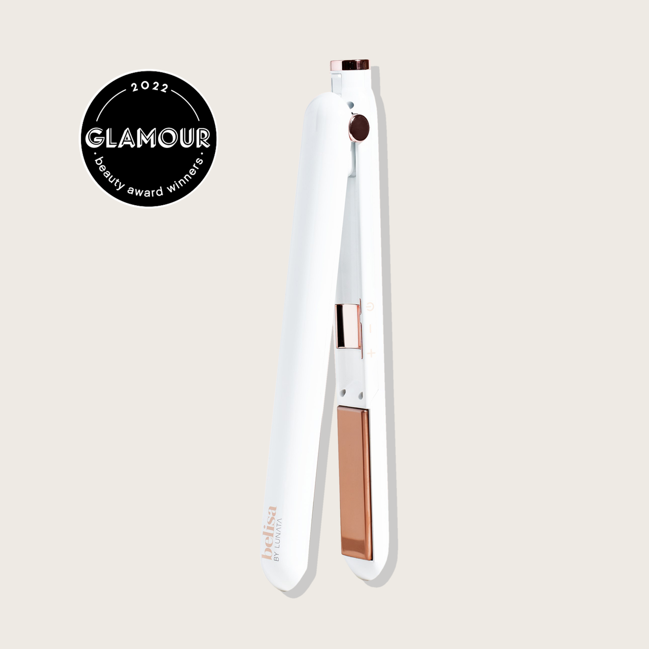 Belisa By Lunata Belisa 1 Inch White Titanium Cordless Flat Iron