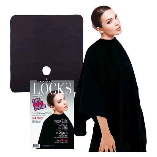 Cricket Uni-Cloth Haircutting Cape-Black