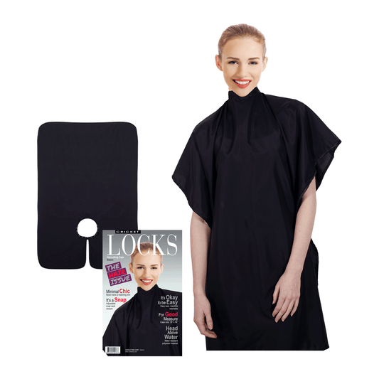 Cricket Haircutting Cape, Black