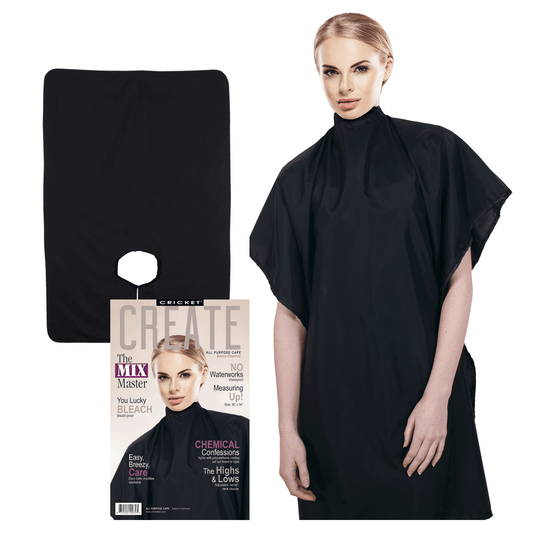 Cricket Basics All Purpose Chemical Cape, Black
