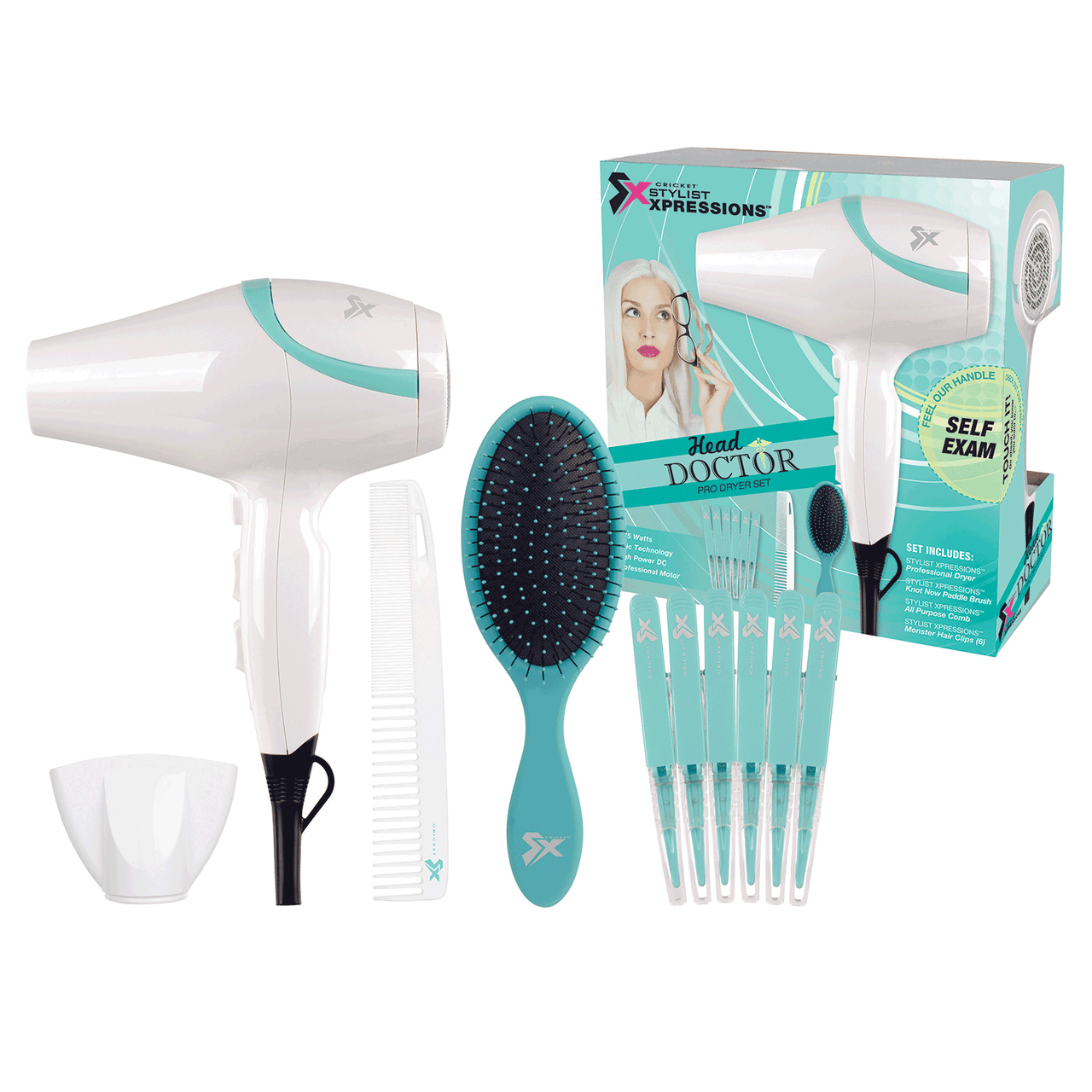 Cricket Stylist Xpressions Head Doctor Pro Dryer Set 1 Kit