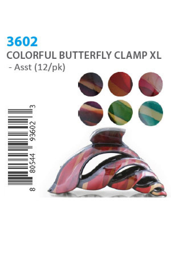 Colorful Butterfly Clamp XL 3602 -dz