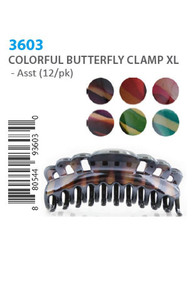 Colorful Butterfly Clamp XL 3603 -dz