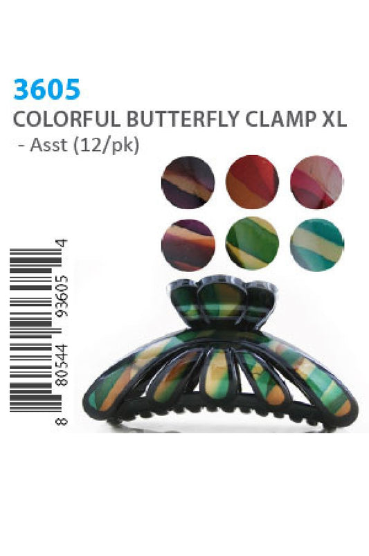 Colorful Butterfly Clamp XL 3605 -dz