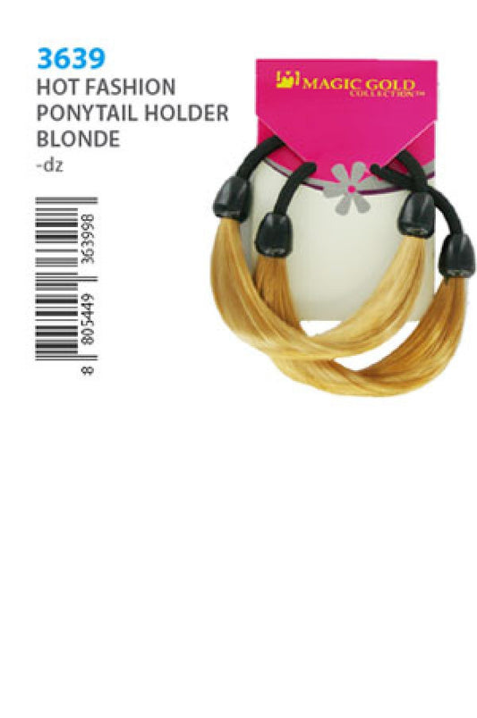 Magic Gold Hot Fashion Ponytail Holder 3639 Blonde -dz