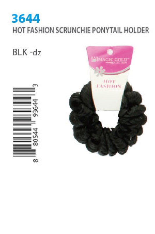 Magic Gold Hot Fashion Ponytail Holder 3644 Black -dz