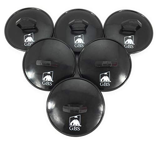 GBS Shampoo Scalp Massage Brush #100 6 Pack All black Scalp Massager for Hair Growth Beard Brush