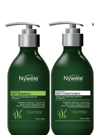 Nywele Tea Tree Mint Shampoo and Conditioner SET 16oz each (Invigorate your scalp)