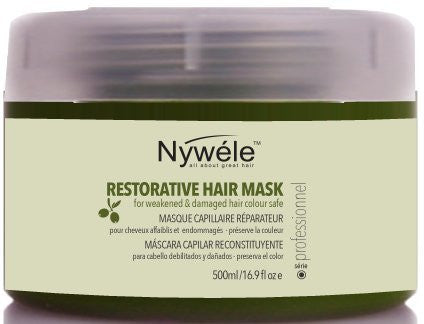 Nywele Restorative Hair Mask, 16.9 oz (500 ml) with Olive Oil - Moisturizing