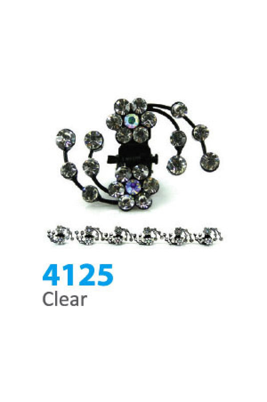 Stone Hair Clip (12 clips) 4125