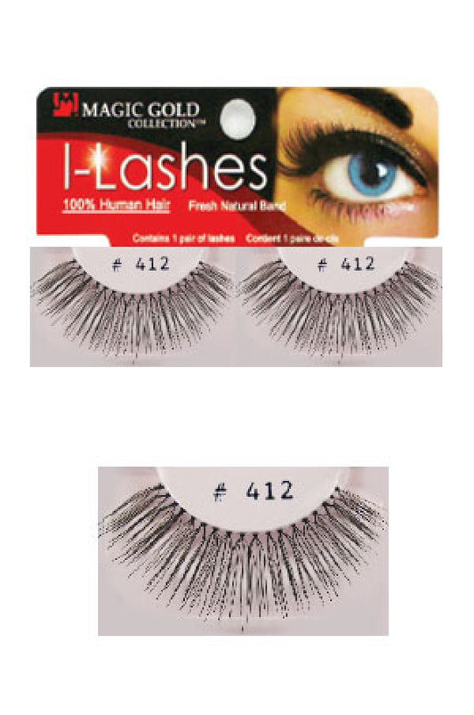 Magic Gold-412 I-lashes 100% Human Hair Fresh Natural Band