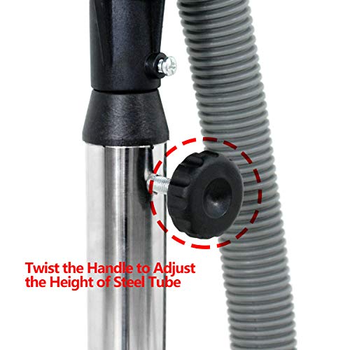 HomGarden Évier de shampoing profond portatif à hauteur réglable avec drain, outil de bol de barbier pour traitement des cheveux, équipement de salon de beauté