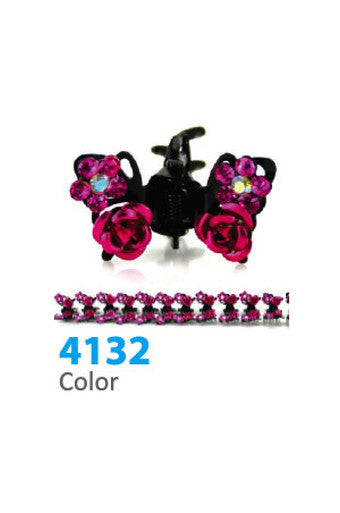 Stone Hair Clip (12 clips) 4132