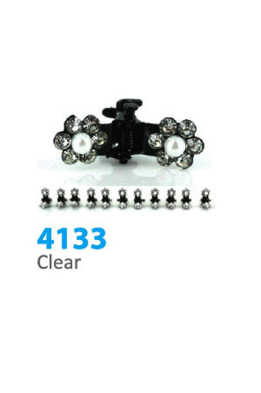 Stone Hair Clip (12 clips) 4133