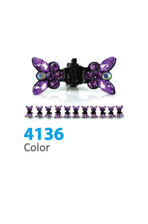 Stone Hair Clip (12 clips) 4136