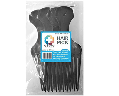 Pic à cheveux Vakly (paquet de 4)