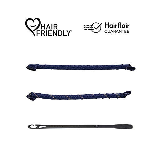 Curlformers Hair Curlers Deluxe Range Corkscrew Curls Glam Up Kit, 20 No Heat Hair Curlers and 1 Styling Hook, for hair up to 14" (35cm) long