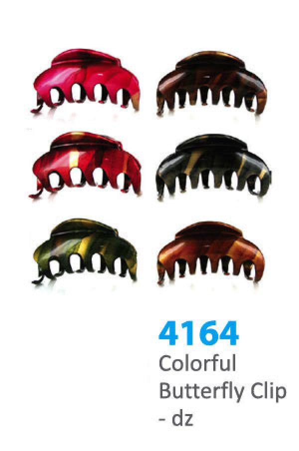 Colorful Butterfly Clip (12 clips) 4164