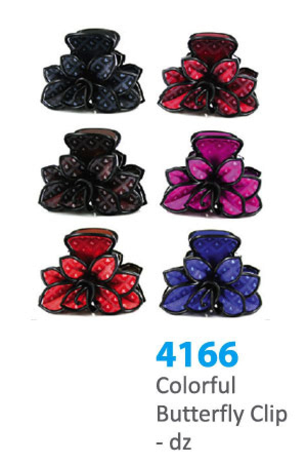 Colorful Butterfly Clip (12 clips) 4166