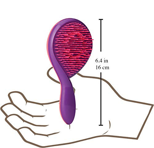 Michel Mercier Detangling Brush Girlie - Hairbrush for Kids - Specially Designed for Young Hands (Normal Hair)