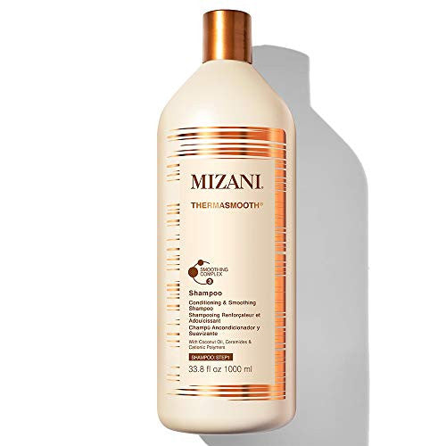 MIZANI Thermasmooth Anti-Frizz Shampoo | Helps Moisturize & Detangle Hair | With Coconut Oil | For Dry Hair | 8.5 Fl. Oz.