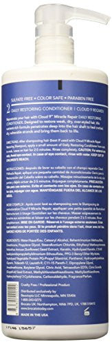 Brocato Cloud 9 Après-shampooing réparateur quotidien, 32 onces, par Beautopia Hair