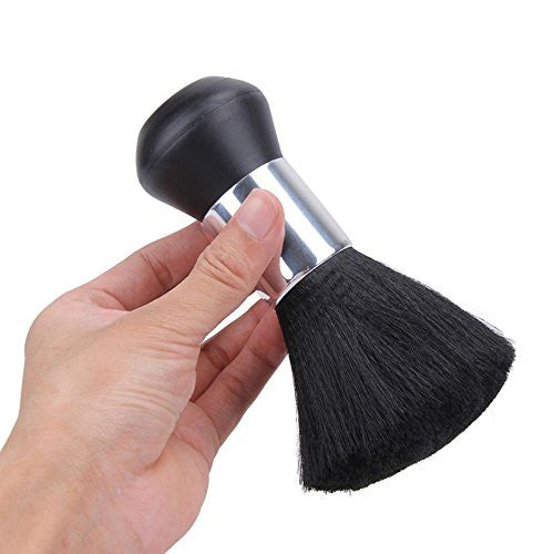 PERTTY 2 pièces brosse plumeau de cou brosse douce noire barbier coiffure coupe de cheveux salon styliste brosse de nettoyage