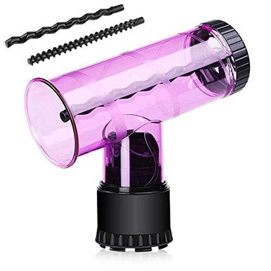 Hair Dryer Diffuser For Curly Hair,Geggur Magic Curler Hair Dryer Diffuser Wind Spin Curl Hair Roller T Shape Curler Maker Hair Dryer Curl Diffuser Salon Hairdressing Styling Tool