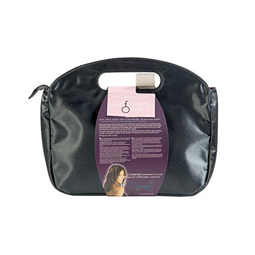 Curlformers Hair Curlers Deluxe Range Corkscrew Curls Styling Kit, 40 No Heat Hair Curlers and 2 Styling Hooks for hair up to 14" (35cm) long