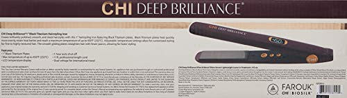 CHI Deep Brilliance 1" Black Titanium Hairstyling Iron