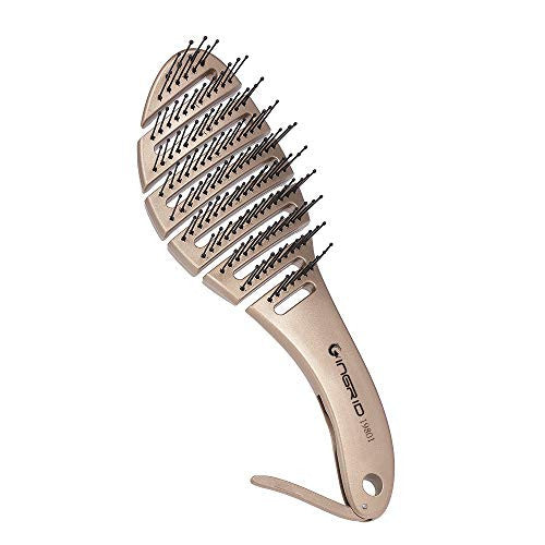 Brosse à cheveux de Massage du cuir chevelu, peigne à dents rondes pour cheveux bouclés et lisses, outils de coiffure antistatiques